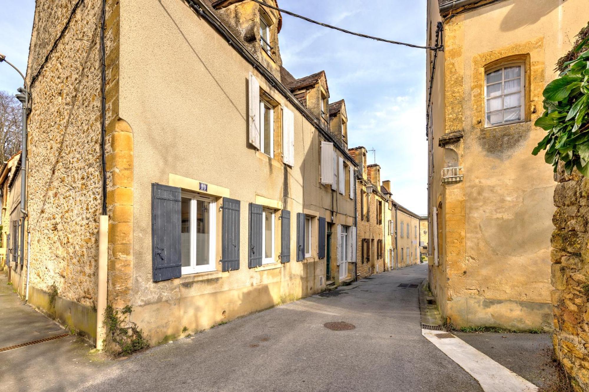 3 Pieces, Climatise, Calme, 100M Du Centre, Parking, "Lyriade" Sarlat Esterno foto